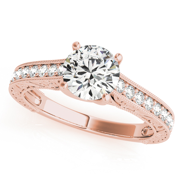 7.5 ctw Solitaire Round-cut Engagement Ring in 18K Gold 18K Rose Gold/VVS Lab-Grown / 10 / No Matching Diamond Band (+$0)